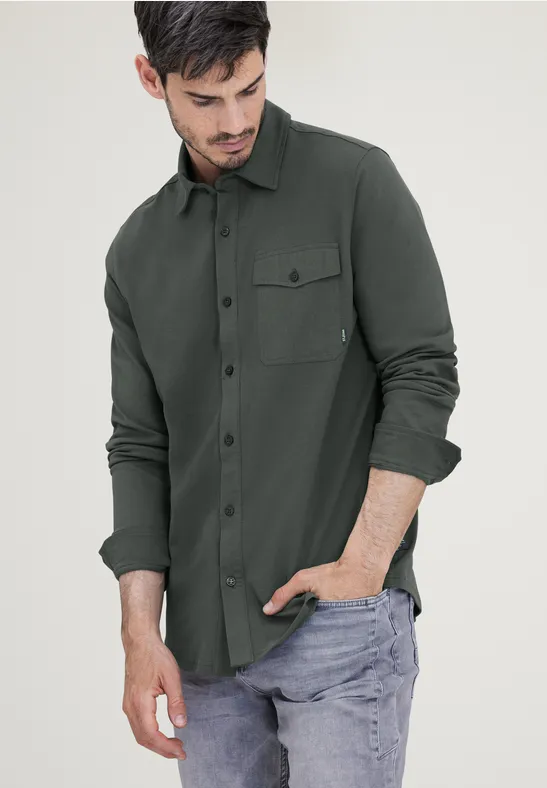 Street One Piqué Langarmhemd