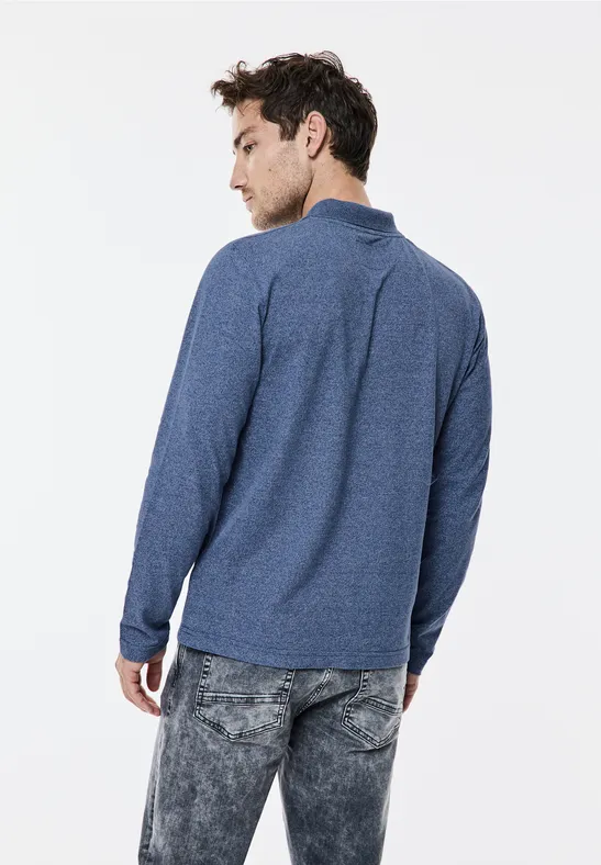 Street One Pique-Langarmpolo