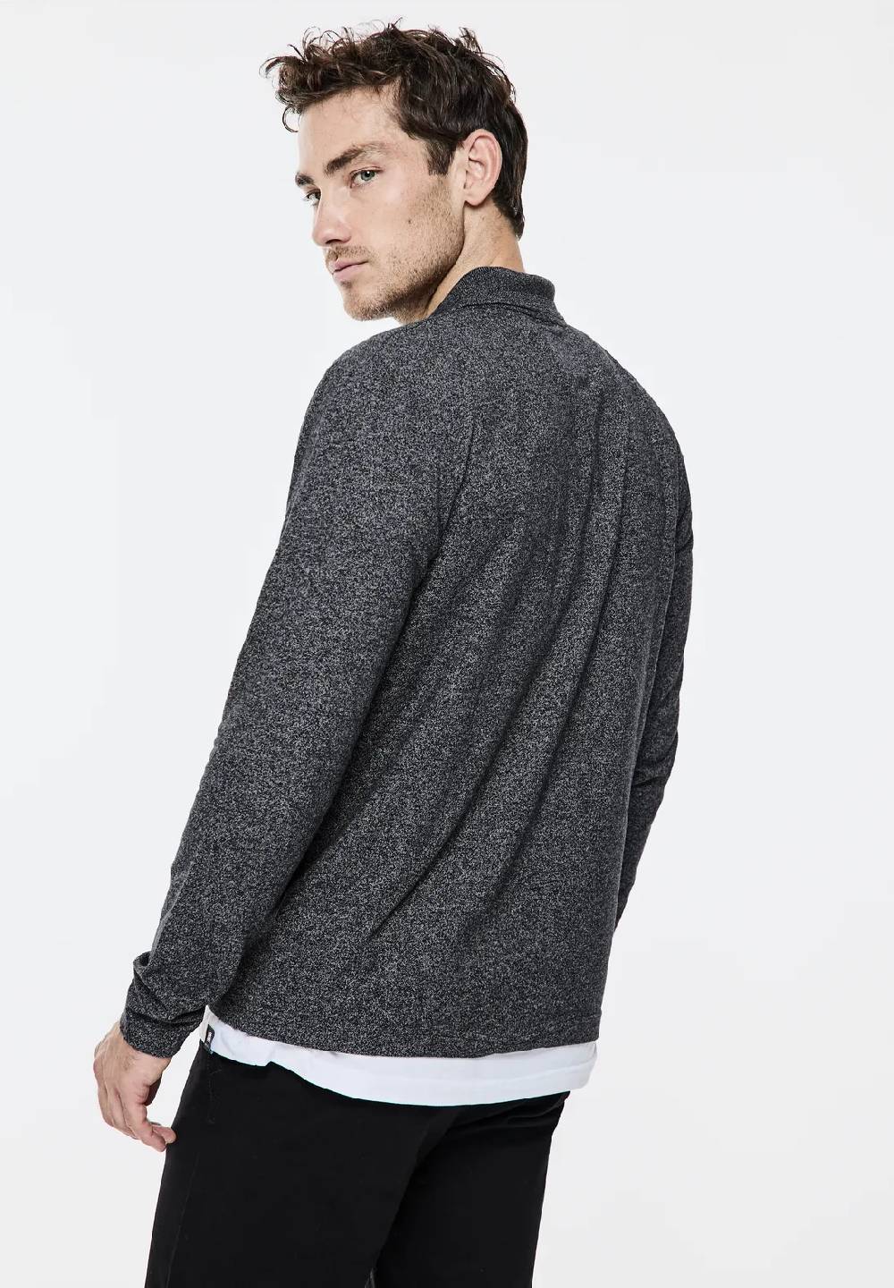 Street One Pique-Langarmpolo