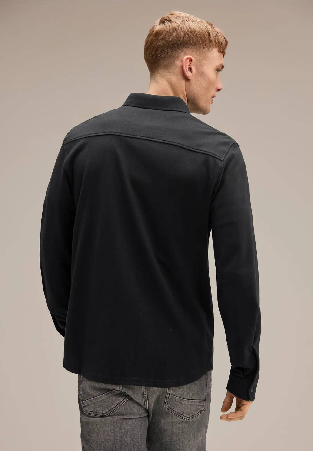 Street One Piquée Langarmshirt