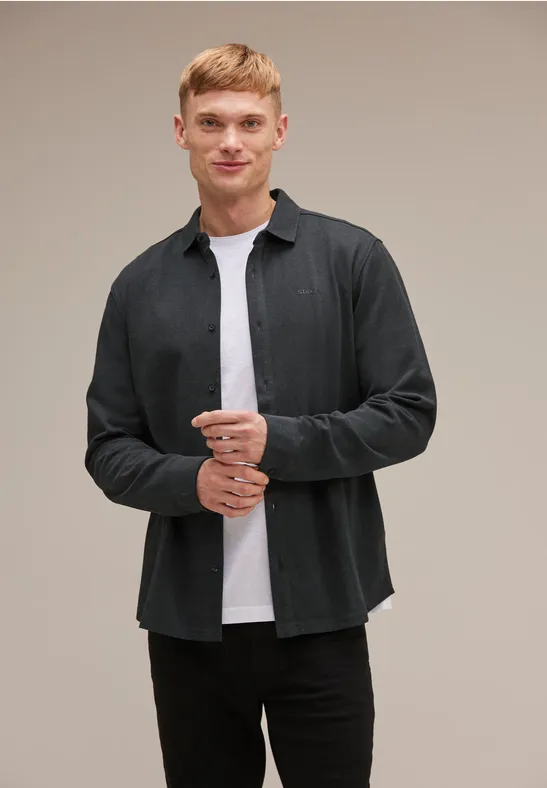 Street One Piquée Langarmshirt