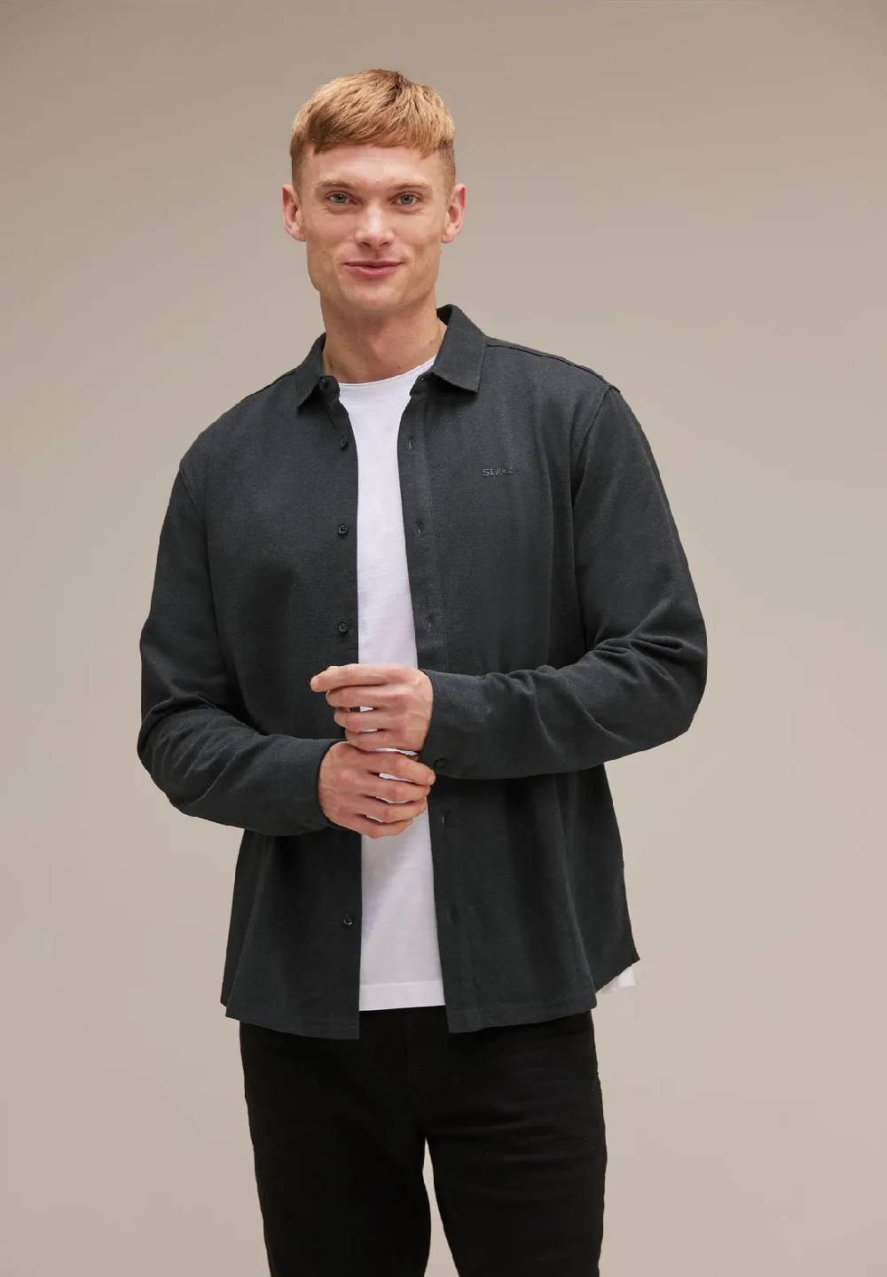 Street One Piquée Langarmshirt