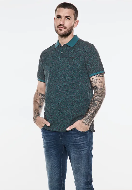 Street One Piquée Poloshirt Mit Print