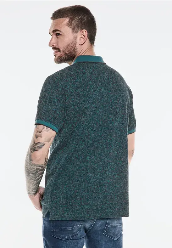 Street One Piquée Poloshirt Mit Print