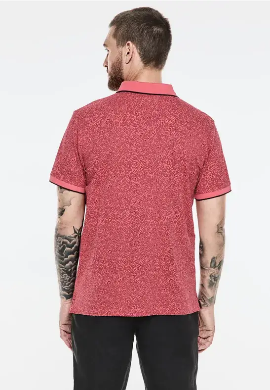 Street One Piquée Poloshirt Mit Print