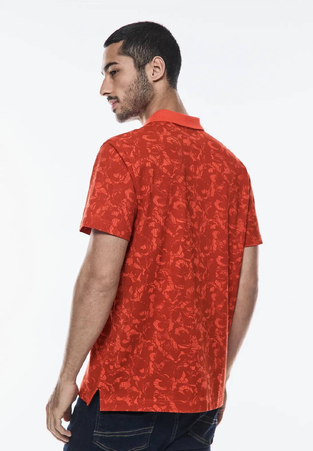 Street One Piquée Print Poloshirt