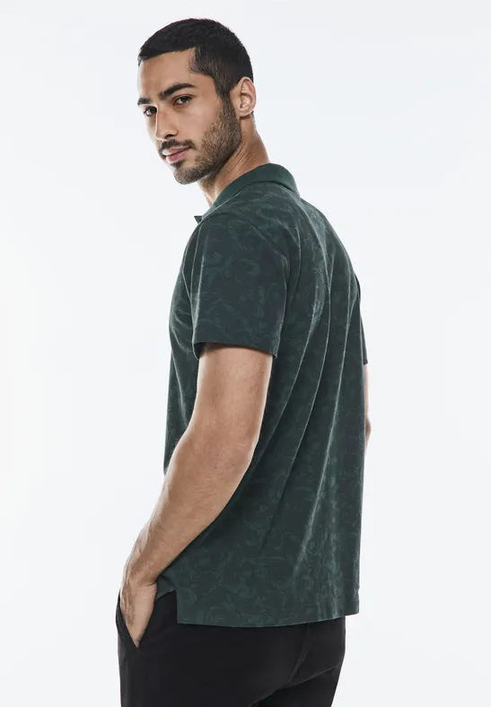 Street One Piquée Print Poloshirt