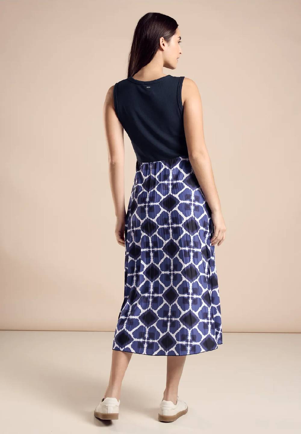 Street One Plissée Kleid Mit Print