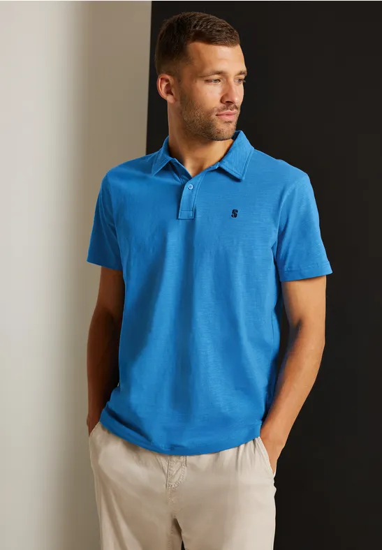 Street One Poloshirt In Jersey Slub