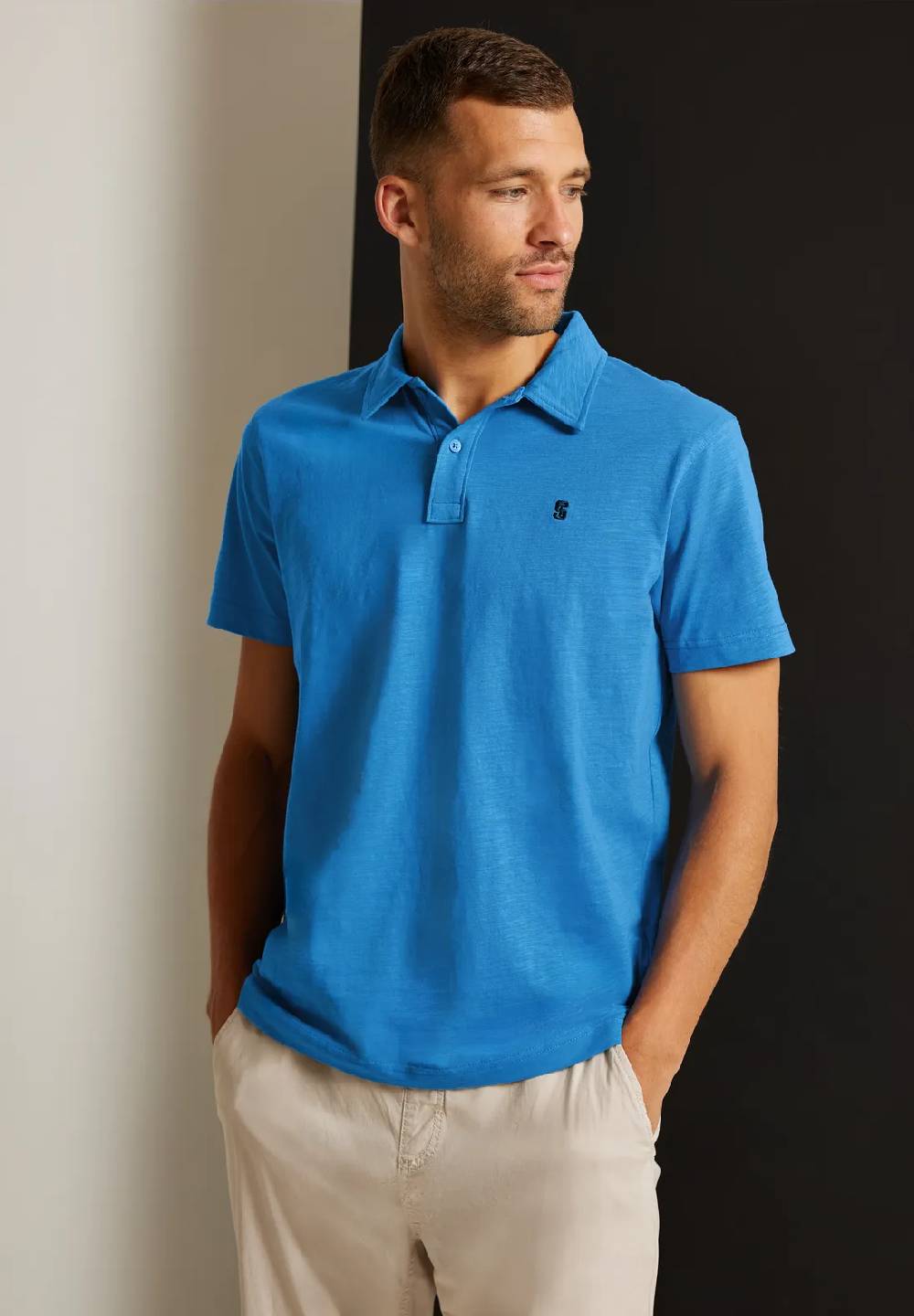 Street One Poloshirt in Jersey Slub