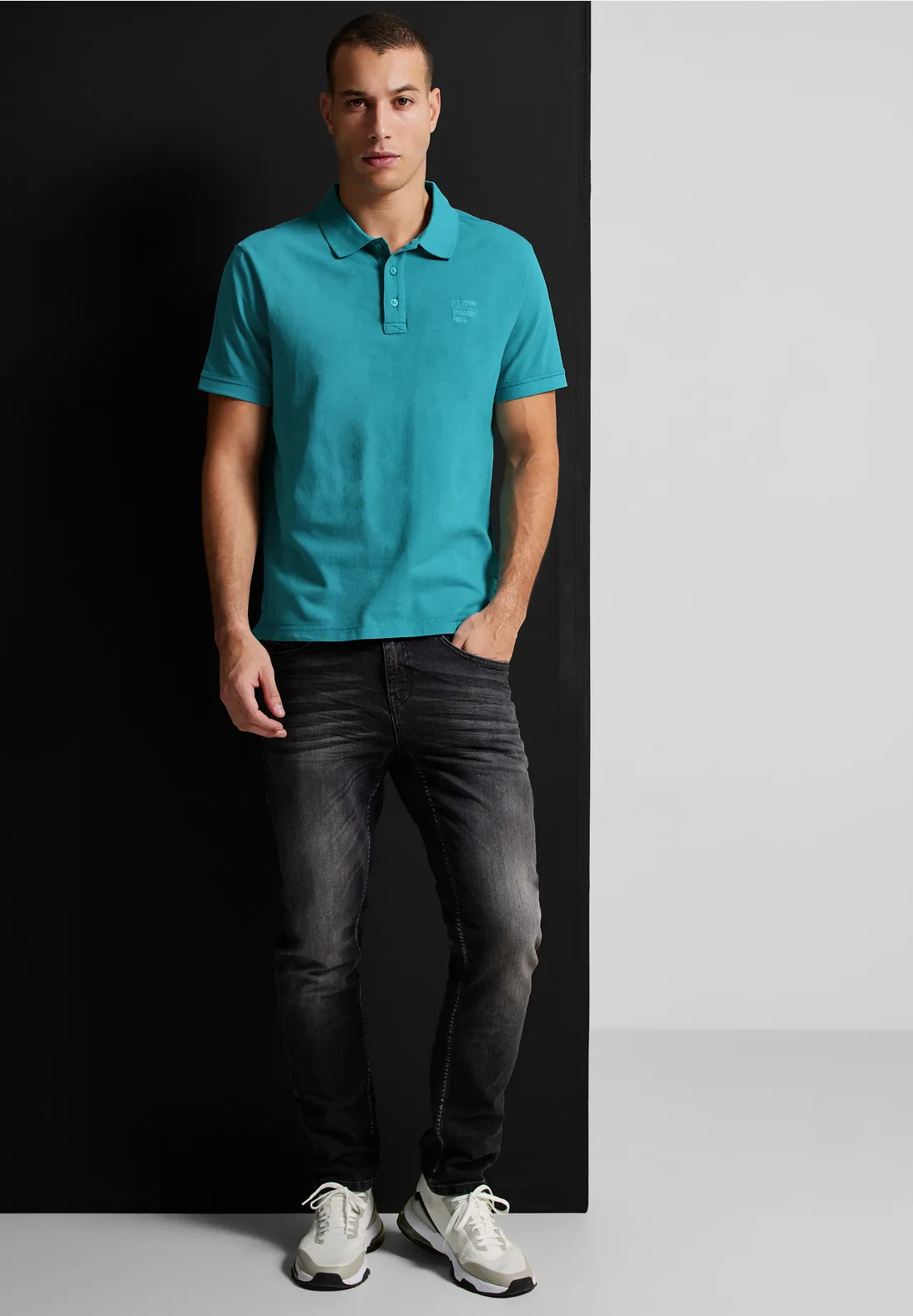 Street One Poloshirt in Piqueé