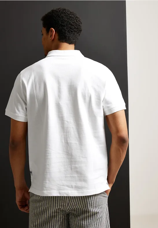 Street One Poloshirt In Piqueé