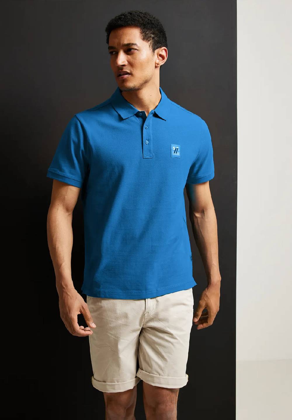 Street One Poloshirt in Piqueé