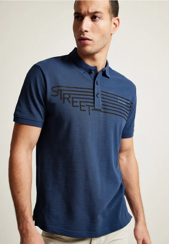 Street One Poloshirt Mit Labelprint