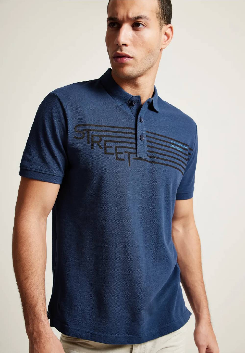Street One Poloshirt mit Labelprint