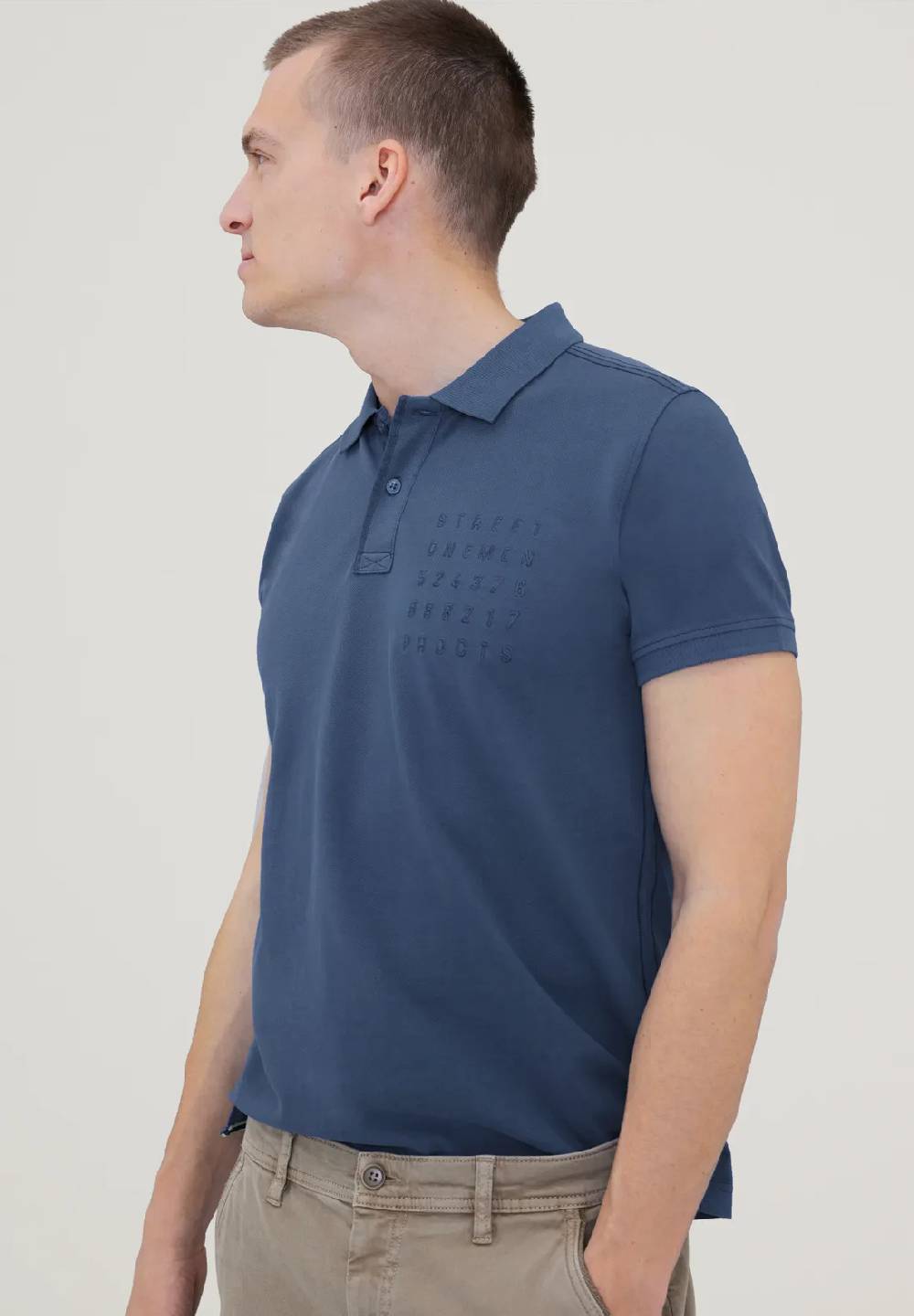 Street One Poloshirt mit Wordingprint