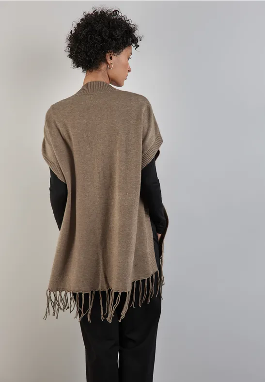 Street One Poncho Mit Fransen