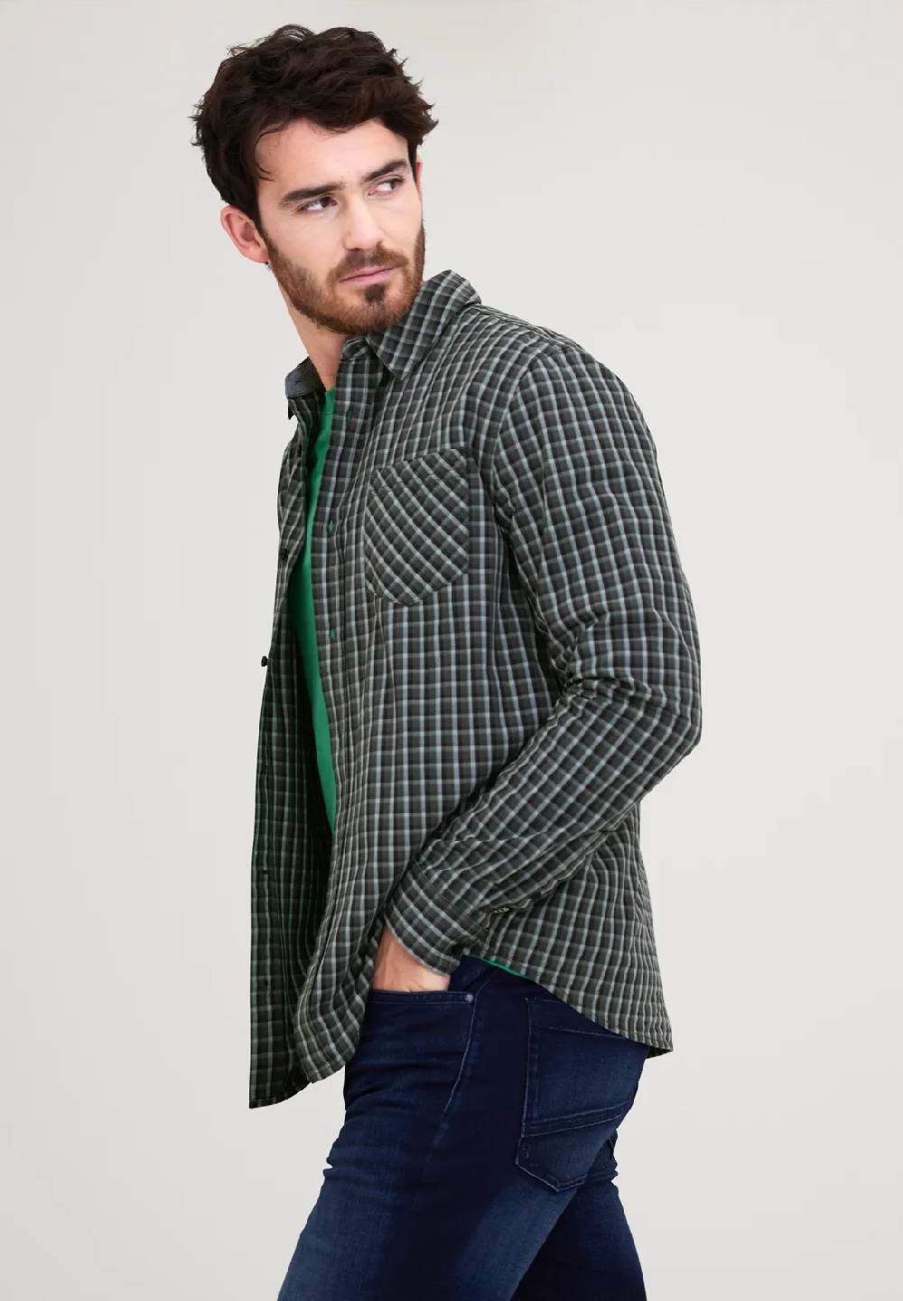 Street One Popeline Hemd mit Karomuster