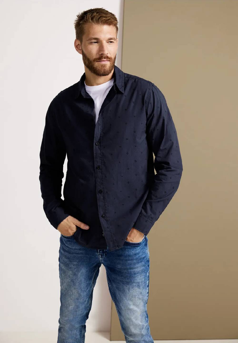 Street One Popeline Hemd mit Print