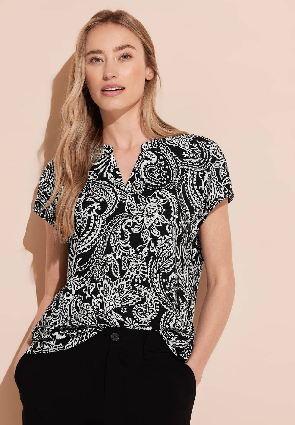 Street One Print Bluse