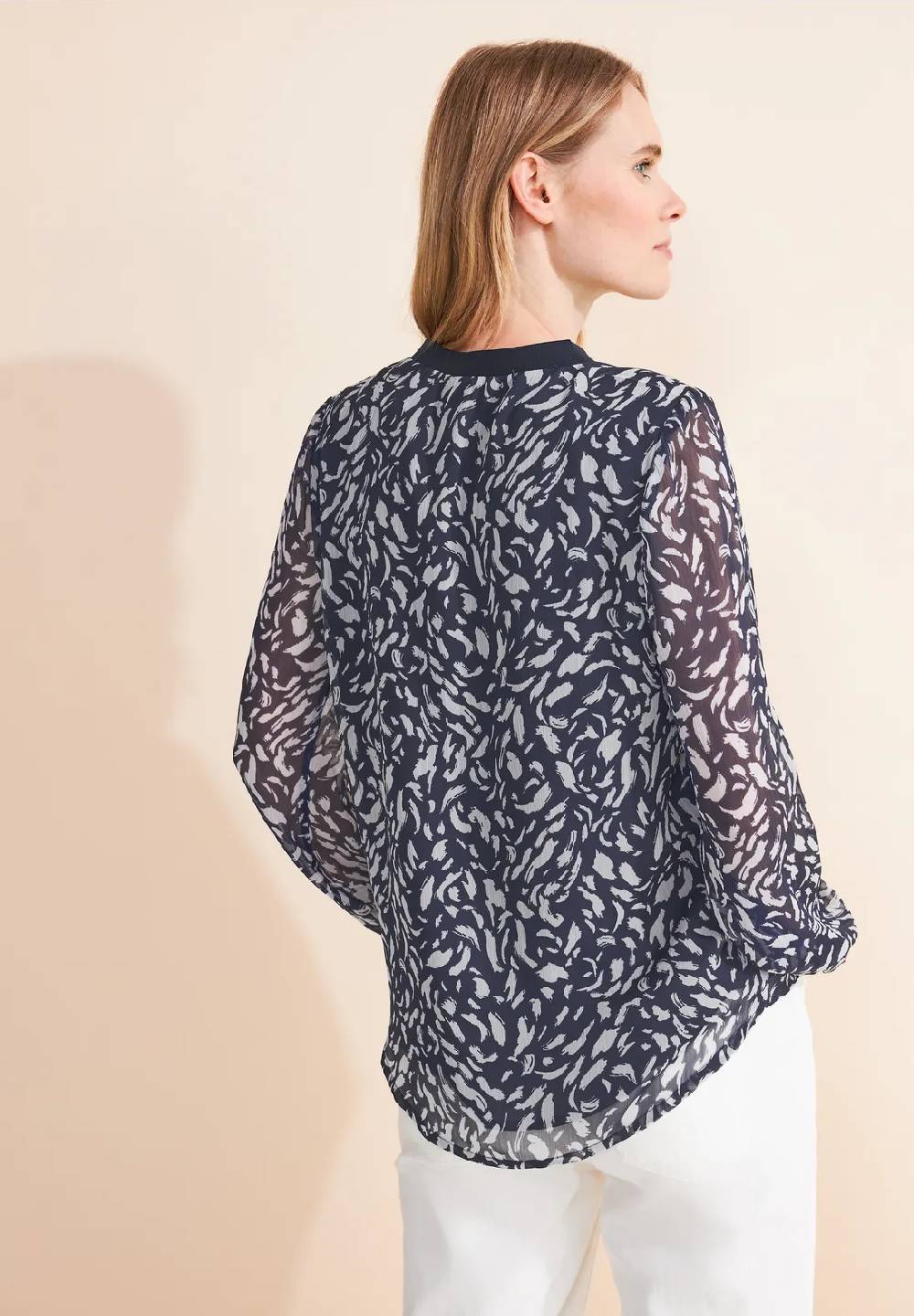 Street One Print Chiffon Bluse