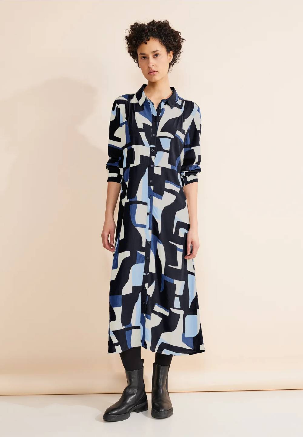 Street One Print Hemdblusenkleid