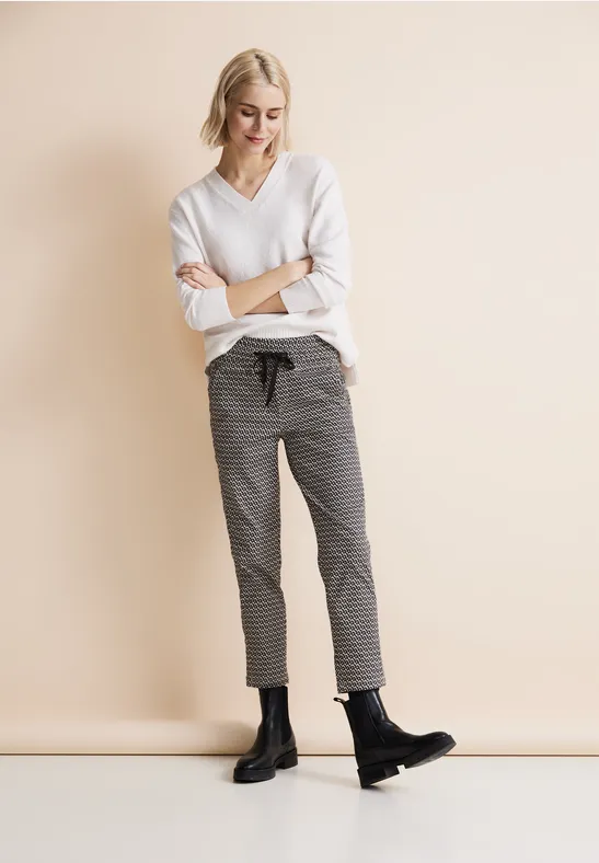 Street One Print Joggpants - Style BONNY