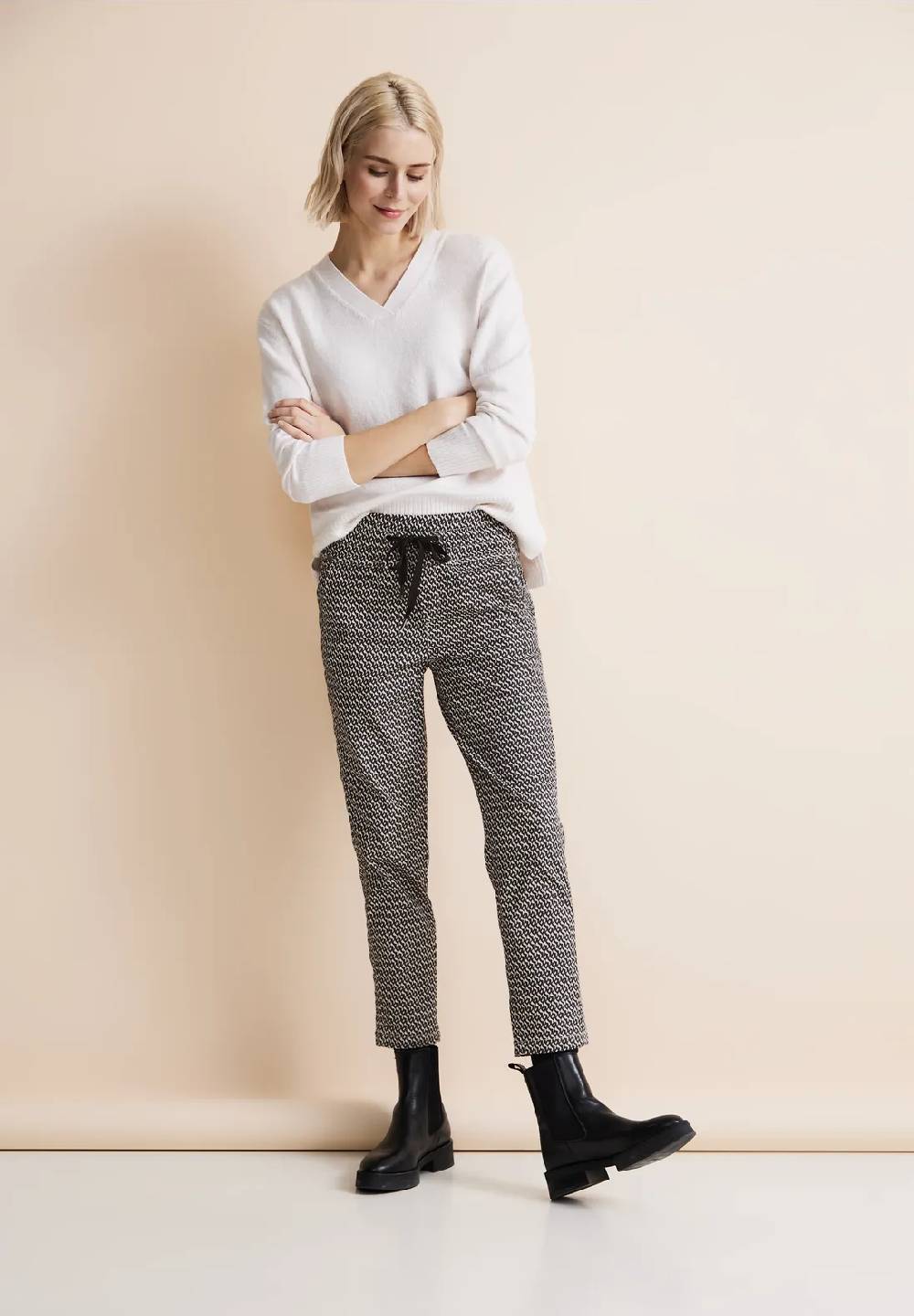 Street One Print Joggpants - Style BONNY