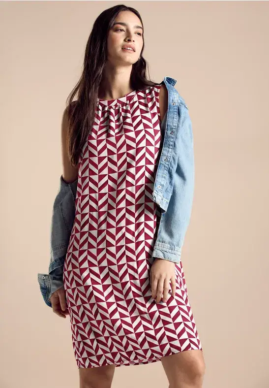 Street One Print Kleid ärmellos