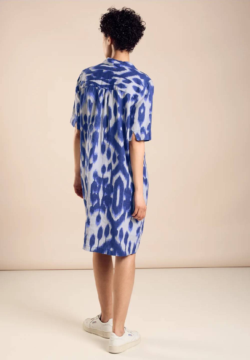 Street One Print Leinen Kleid