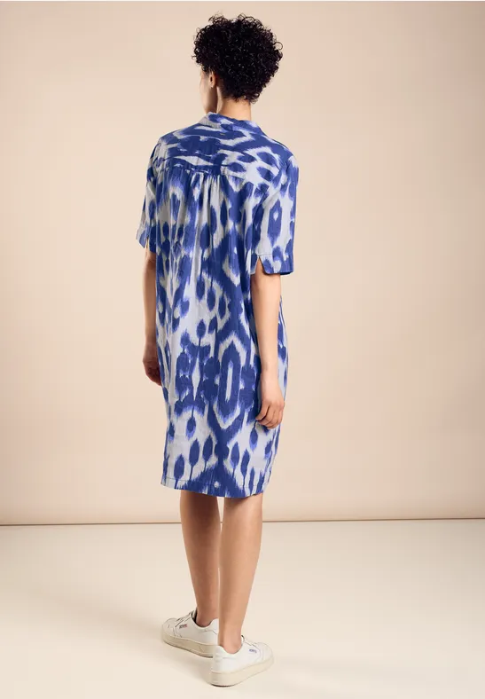 Street One Print Leinen Kleid