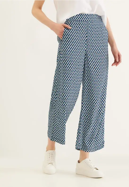 Street One Print Loose Fit Hose - Style EMEE