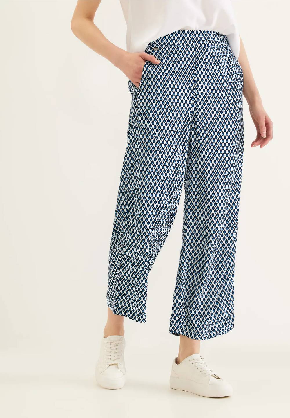 Street One Print Loose Fit Hose - Style EMEE
