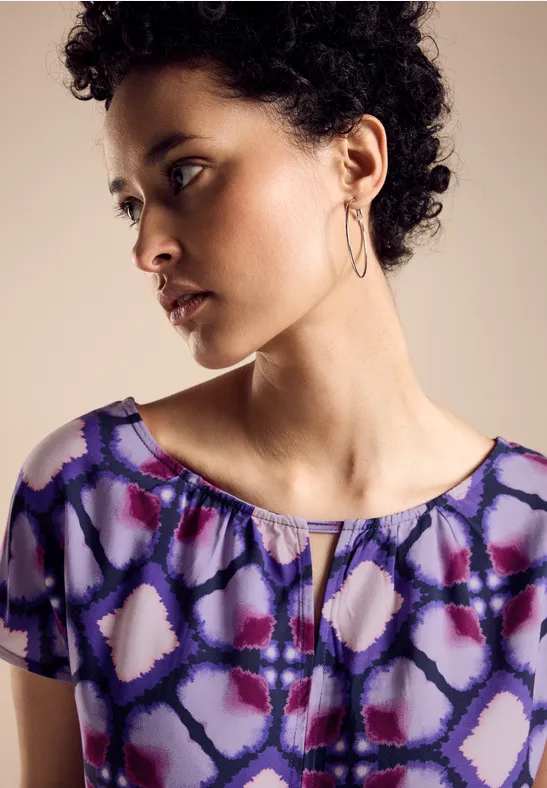 Street One Print Materialmix T-Shirt