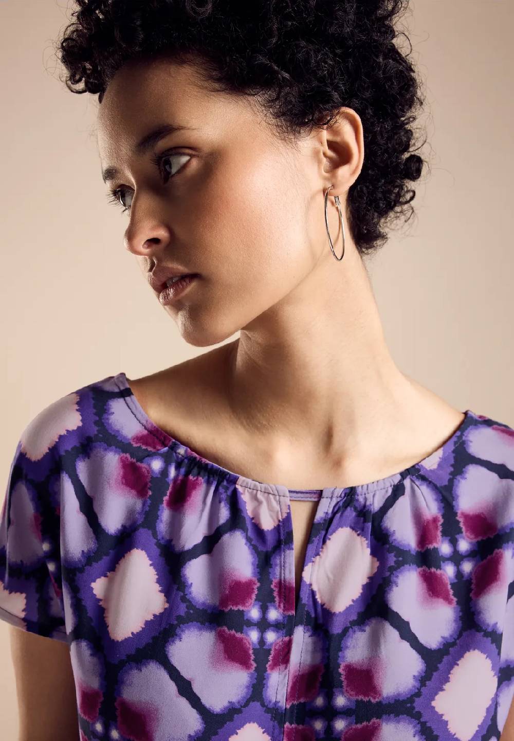 Street One Print Materialmix T-Shirt