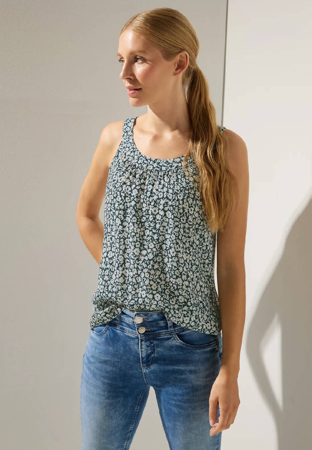 Street One Print Materialmix Top