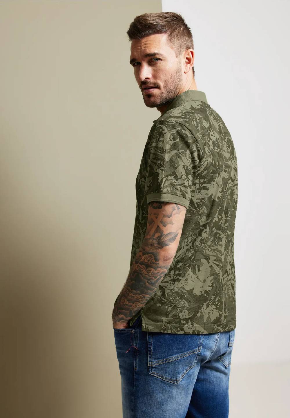 Street One Print Piqueé Poloshirt