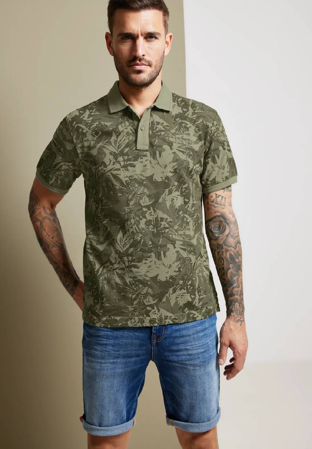 Street One Print Piqueé Poloshirt