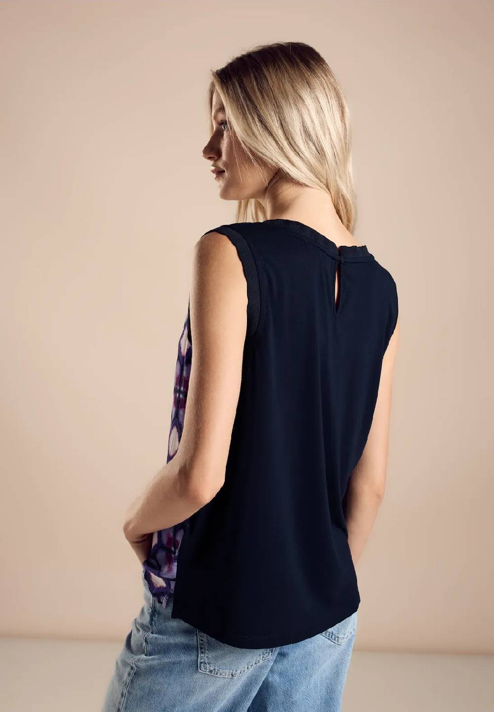 Street One Print Top Im Materialmix