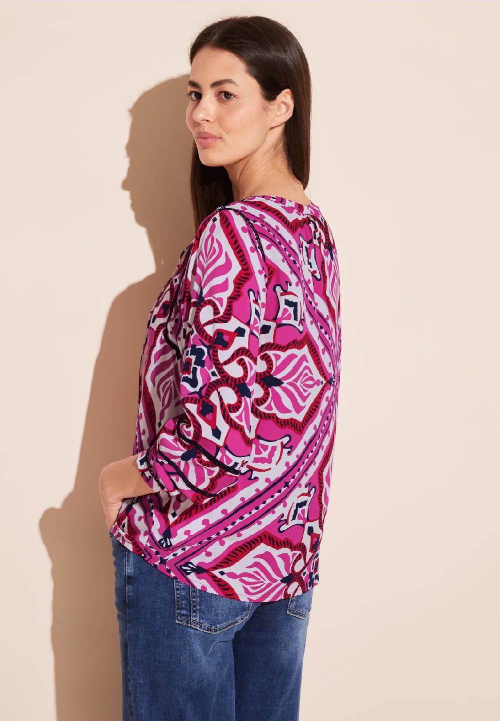 Street One Print Tunika Bluse