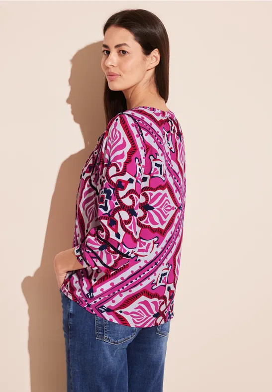 Street One Print Tunika Bluse