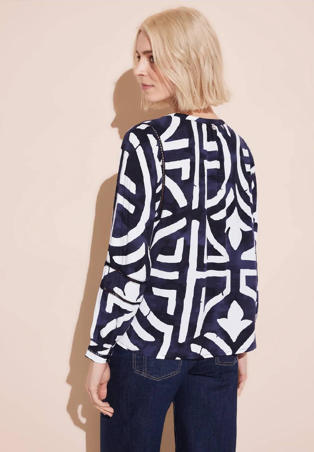 Street One Print Tunika Bluse