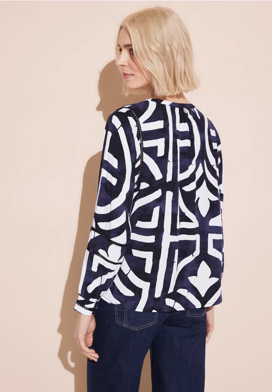 Street One Print Tunika Bluse
