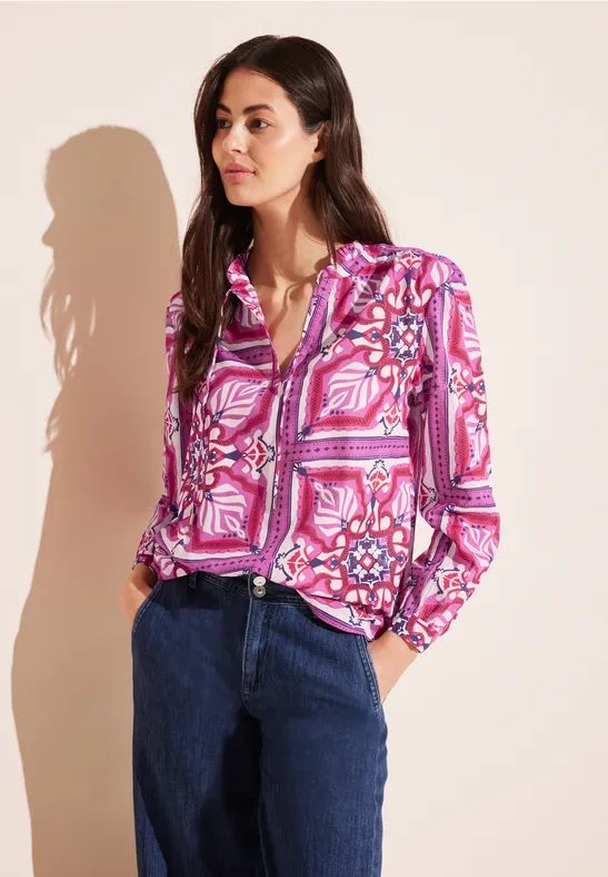 Street One Print Tunika Bluse