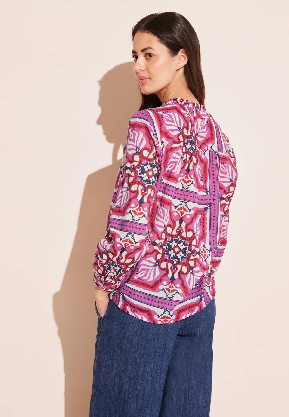 Street One Print Tunika Bluse