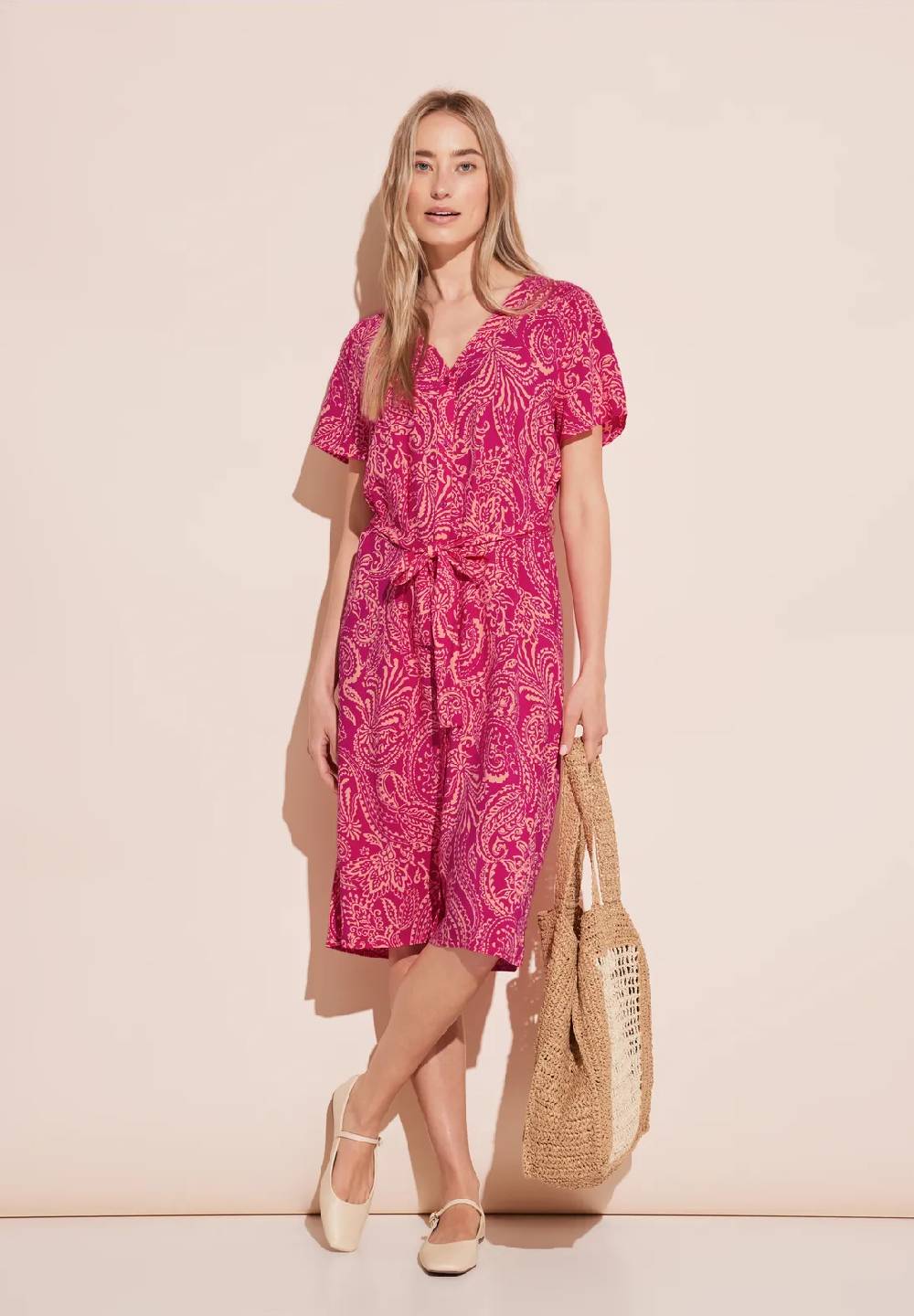 Street One Print Viskose Kleid