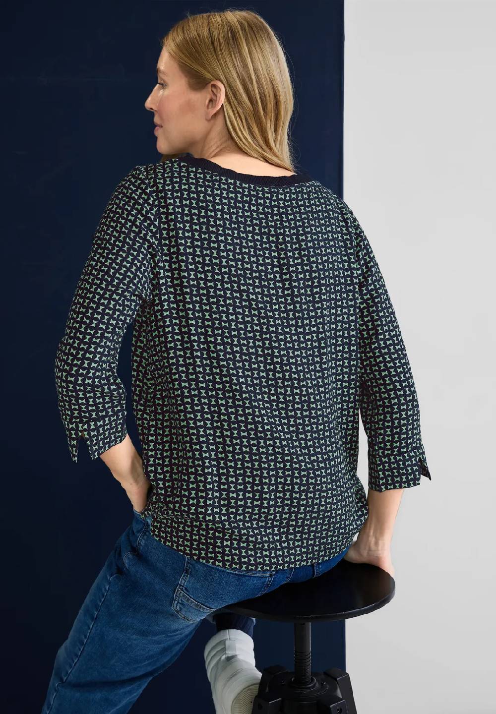 Street One Printbluse Mit Tapedetail