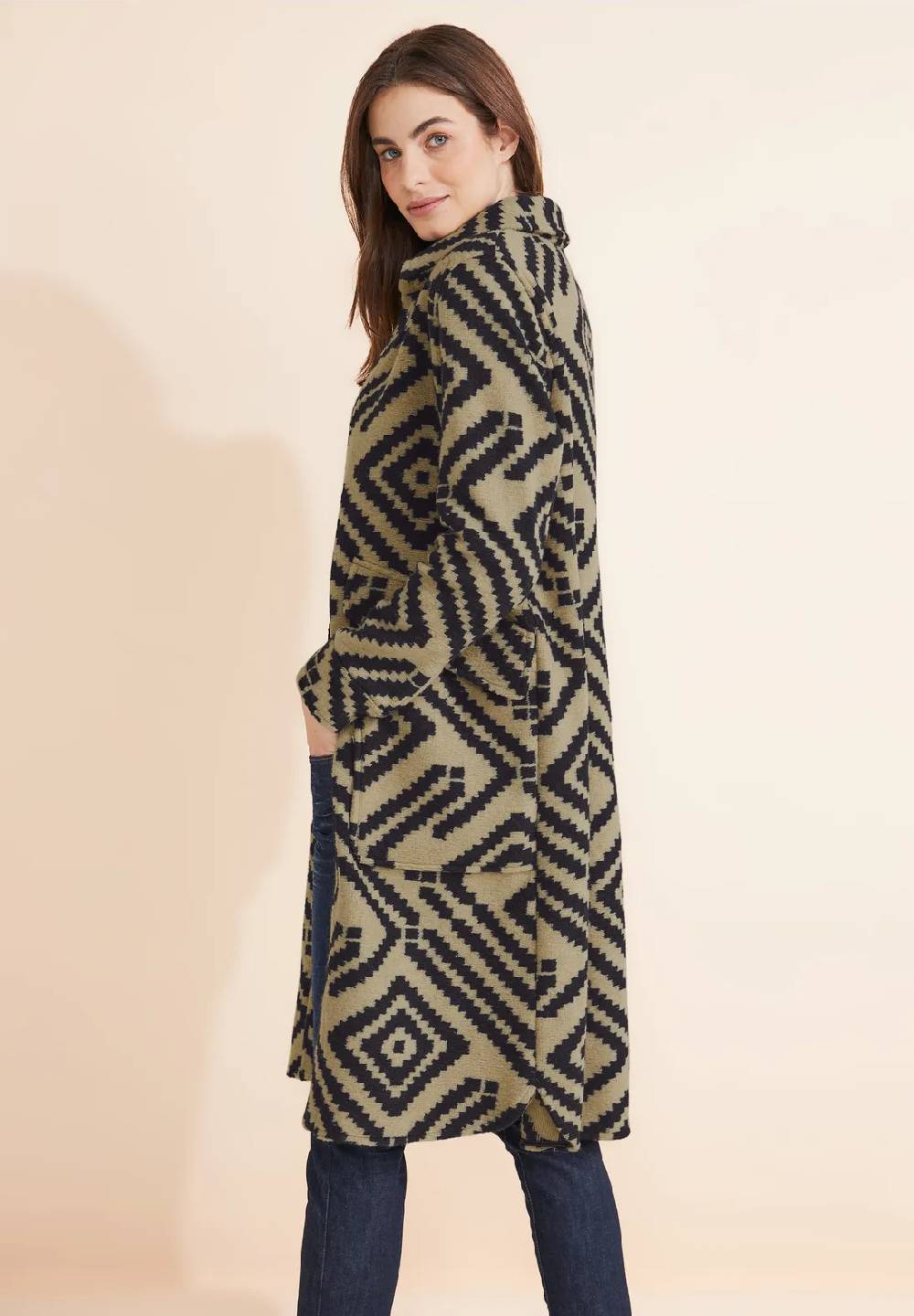 Street One Printmantel Mit Wolle