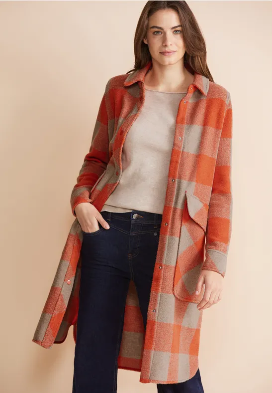 Street One Printmantel Mit Wolle