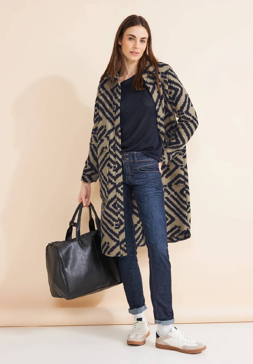 Street One Printmantel mit Wolle